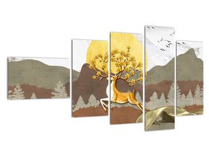 Abstraktní obraz - strom