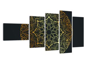 Obraz - zlatá mandala