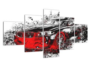 Obraz automobilu - moderní obraz