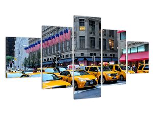 Moderní obraz - žluté taxi