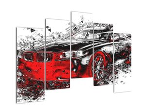 Obraz automobilu - moderní obraz