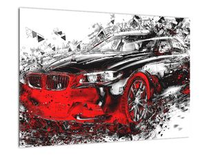 Obraz automobilu - moderní obraz
