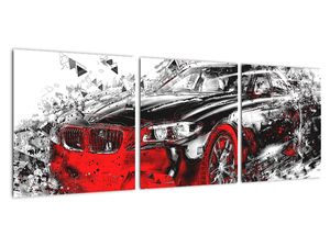 Obraz automobilu - moderní obraz