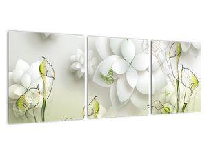 Moderní obraz - květy