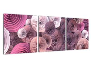 Barevné květy - obraz