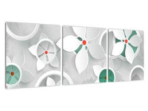 Abstraktní obraz květů