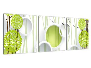 Moderní obraz - jarní příroda