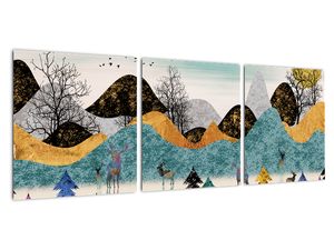 Obraz: barevná příroda