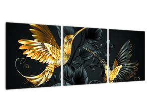 Obraz - zlatí ptáci