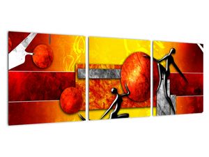 Moderní obraz - gymnasti