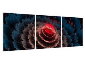 Obraz: záře květu