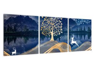 Moderní abstraktní obraz