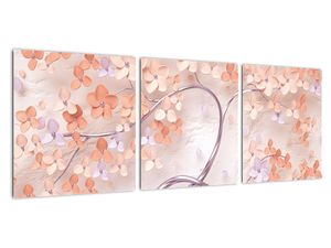 Moderní obraz - kvetoucí strom