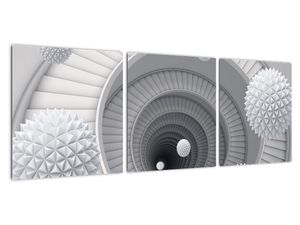 Abstraktní obrazy - schodiště